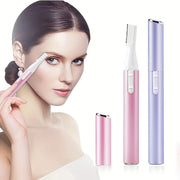 Mini Electric Eyebrow Trimmer for Women Battery Powered Compact Facial Hair Remover