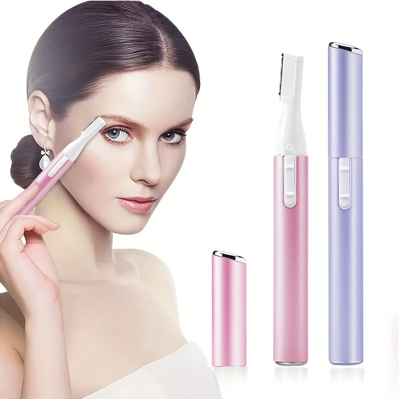 Mini Electric Eyebrow Trimmer for Women Battery Powered Compact Facial Hair Remover