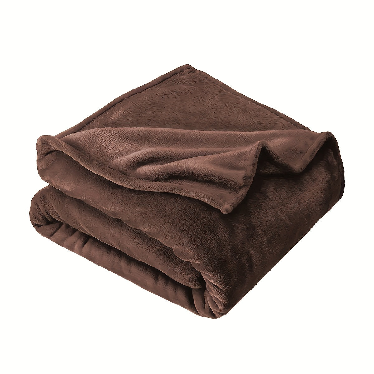 Black Taffeta Blanket Ultra-Soft Thick All-Season Bed Throw Nap Pet Solid Color