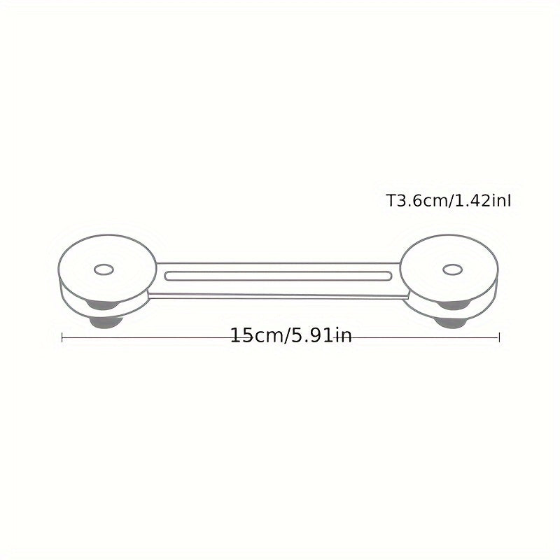 5 dona Bolalar xavfsizligi shkaf qulflari Oq BPA-siz Polietilen shaffof shkaf qulfi bolalar uchun xavfsizlikni ta'minlash uchun