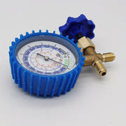 A/C Charging and Diagnostic Tool Copper Refrigerant Recharge Pressure Gauge for Air Conditioning