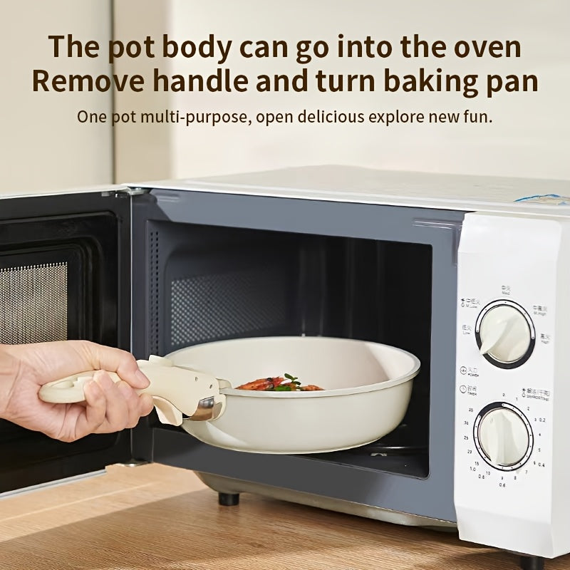 Qattiq materialdan yasalgan 5-qavatli keramika yopishmaydigan qovurilgan panjara, olib tashlanadigan tutqichli qopqoq bilan