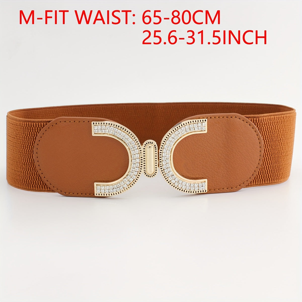 Women’s Rhinestone Buckle Corset Belt for Jeans Pants Dresses