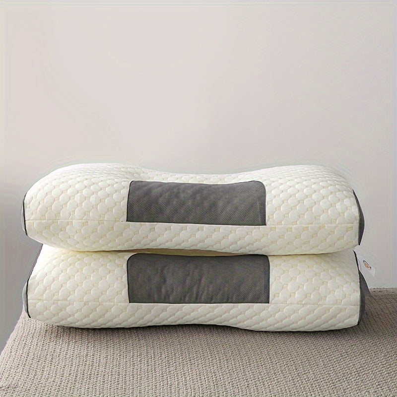 Breathable Memory Foam Pillow with Cervical Support for Sleeping and Massage