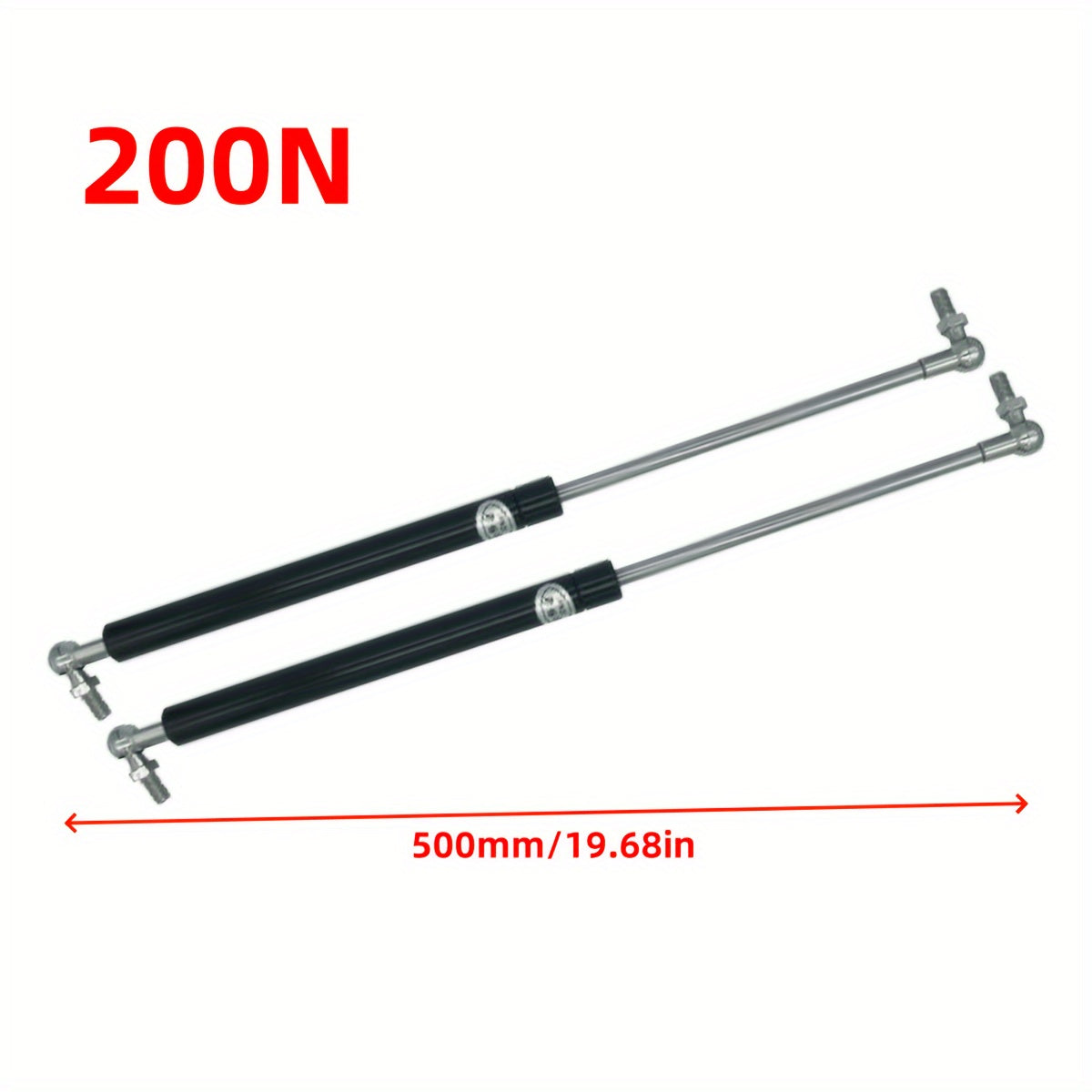 Universal 300-600mm Avtomobil shtrutlari 200N old va orqa kapot, bagaj shok, sprinqli amortizator