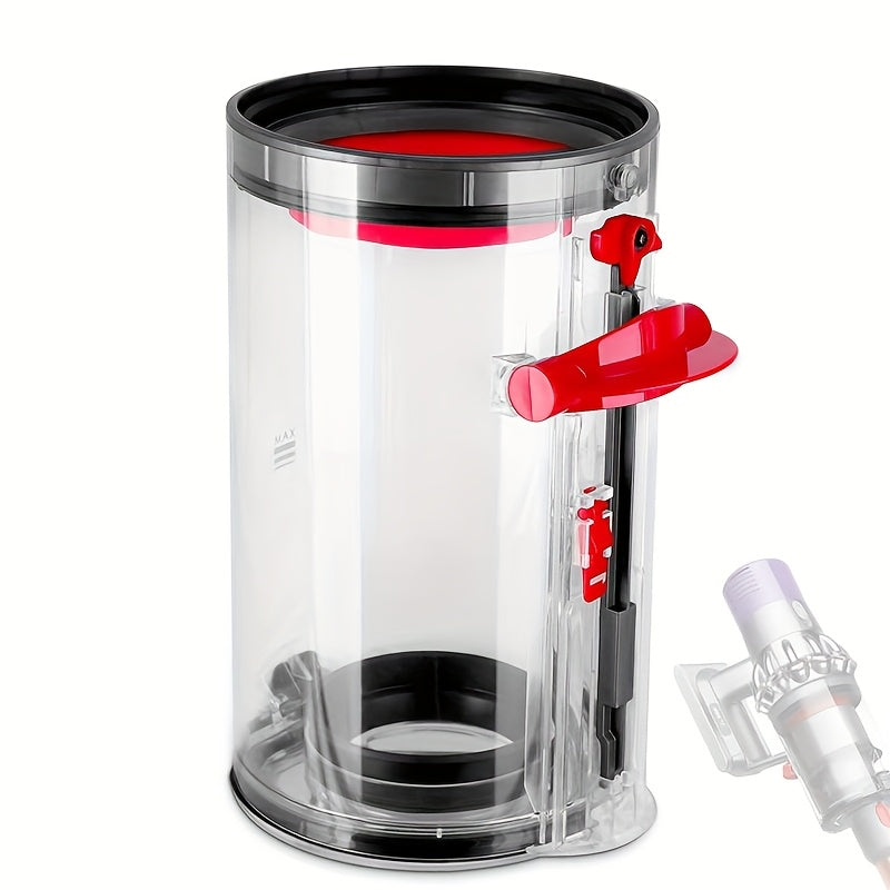 Replacement Clear Plastic Dust Bin for Central Vacuum Cleaner SV12 V10 Part 969509-01