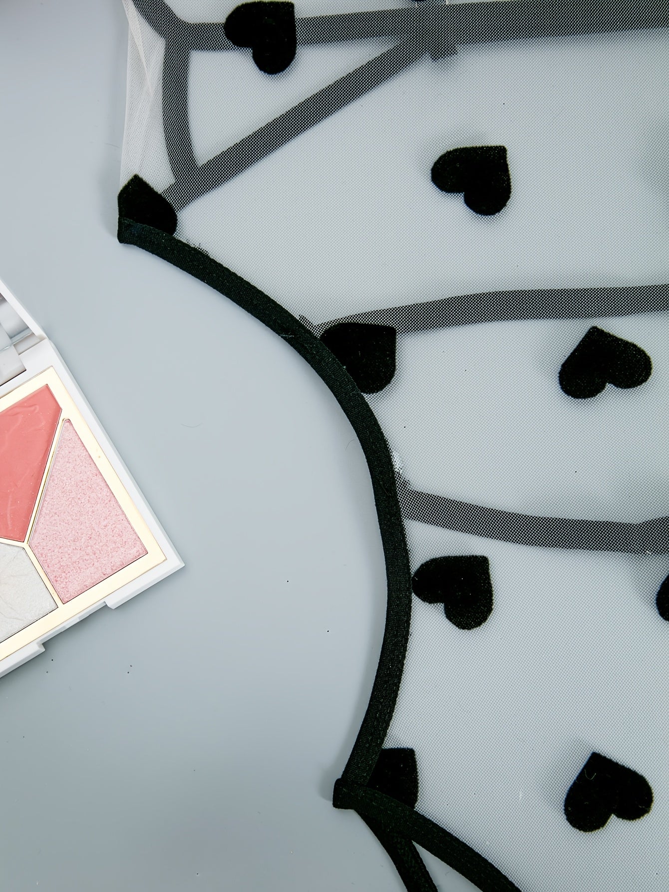 Body de malla para mujer negro y blanco con lunares, transparente, de talle alto y con aberturas