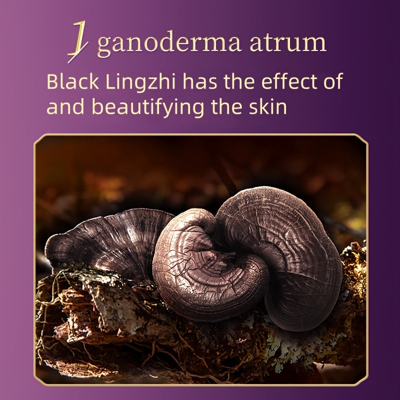 6-Piece Purple Ganoderma Lucidum Skincare Set for Hydrating and Moisturizing All Skin Types