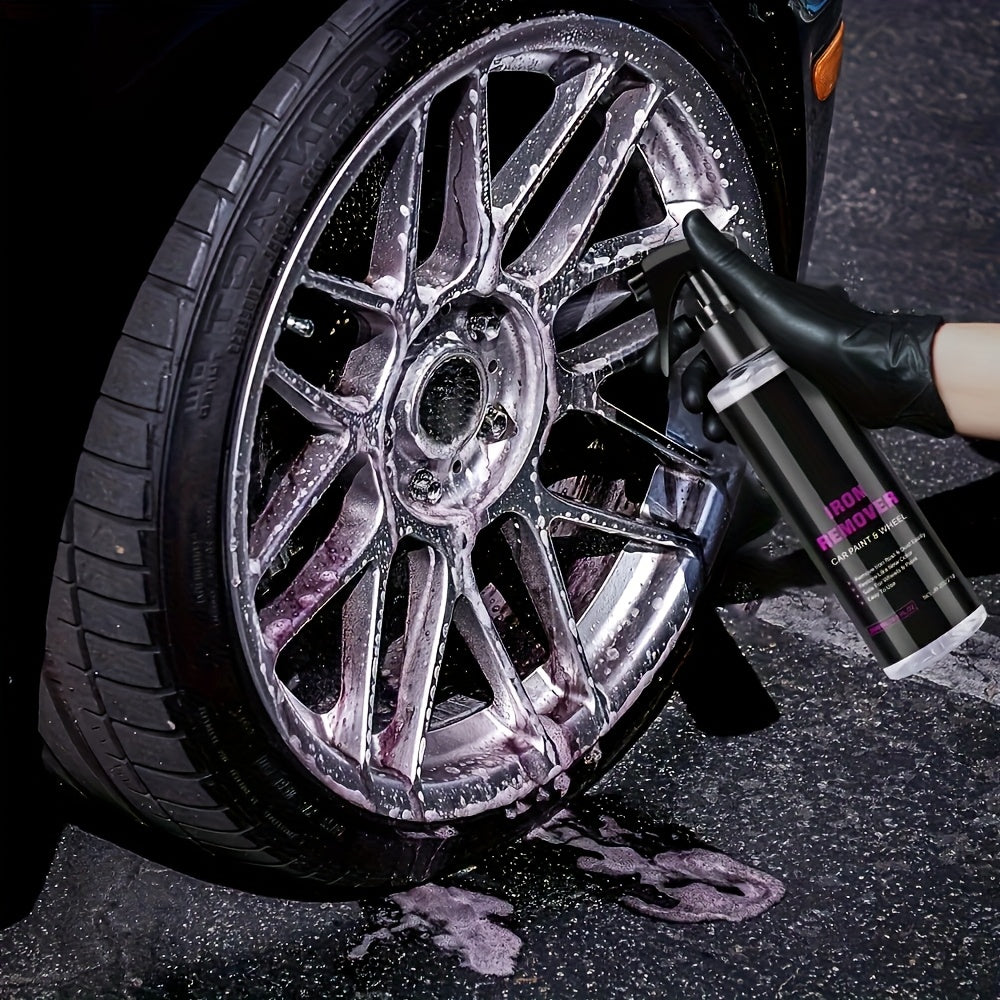 Car Wheel Iron Remover Spray 50ml for Rust and Metal Dust Removal on Brake Rims