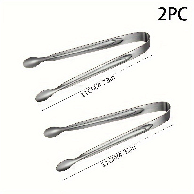 Stainless Steel Mini Tongs for Serving and Catering 10/12 Inch