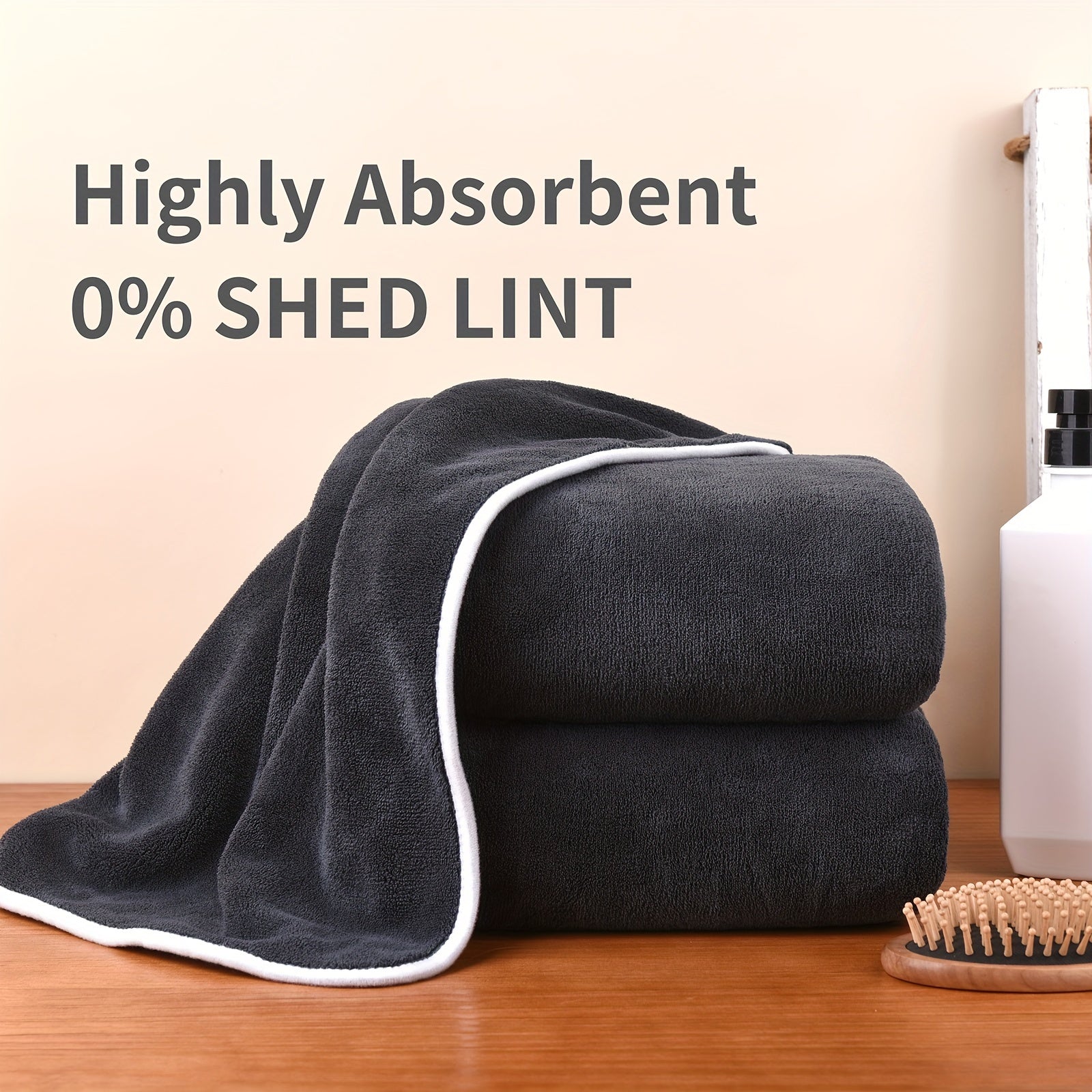 Microfiber Towel Set for Bath Travel Yoga Spa 3-Piece Fast-Drying Highly Absorbent