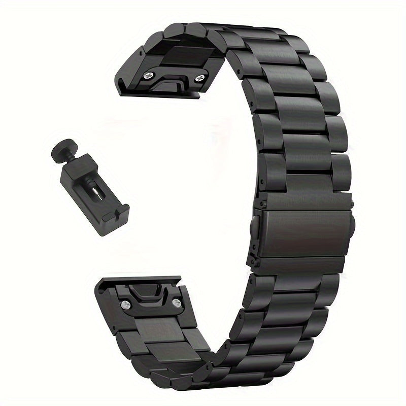 Stainless Steel Watch Band 22mm 26mm QuickFit Non-Water Resistant for Garmin Fenix Epix Pro Tactix