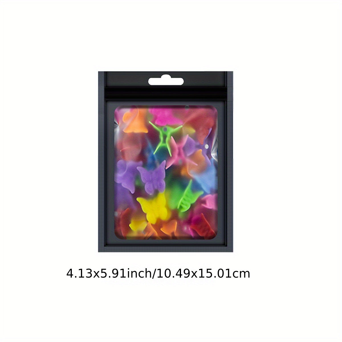 100 шт. голографических многоразовых герметичных пакетов для хранения продуктов с алюминиевой фольгой