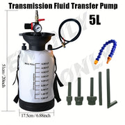 5L Pneumatic Oil Pump Dispenser Kit with ATF Adapters for Automotive Use
