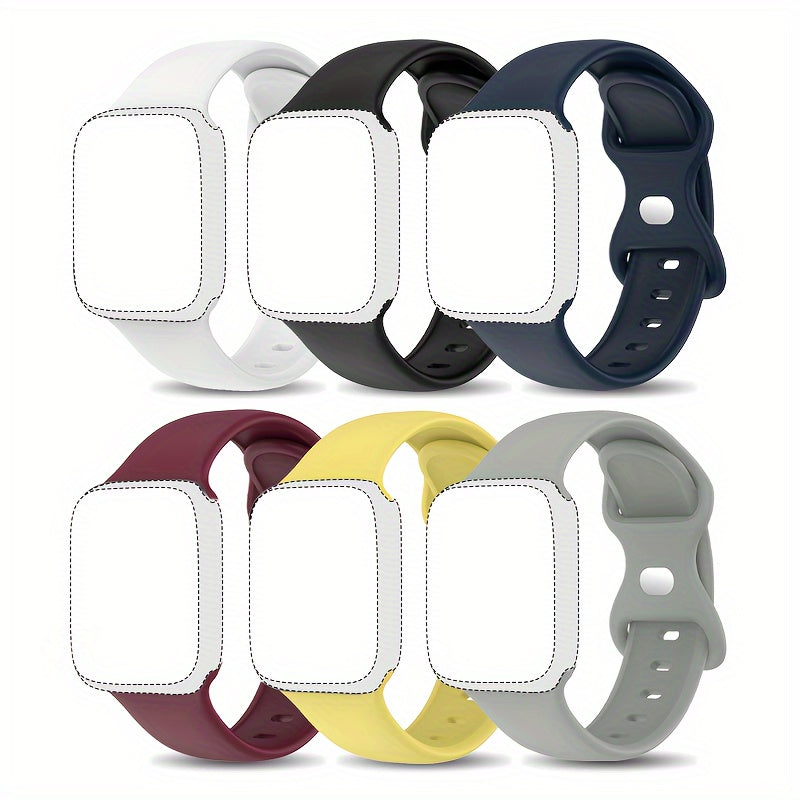 Silicone Sports Watch Strap for Men Women Compatible with Apple Watch Series 2 3 4 5 6 7 8 Ultra SE 38mm 40mm 41mm 42mm 44mm 45mm 49mm