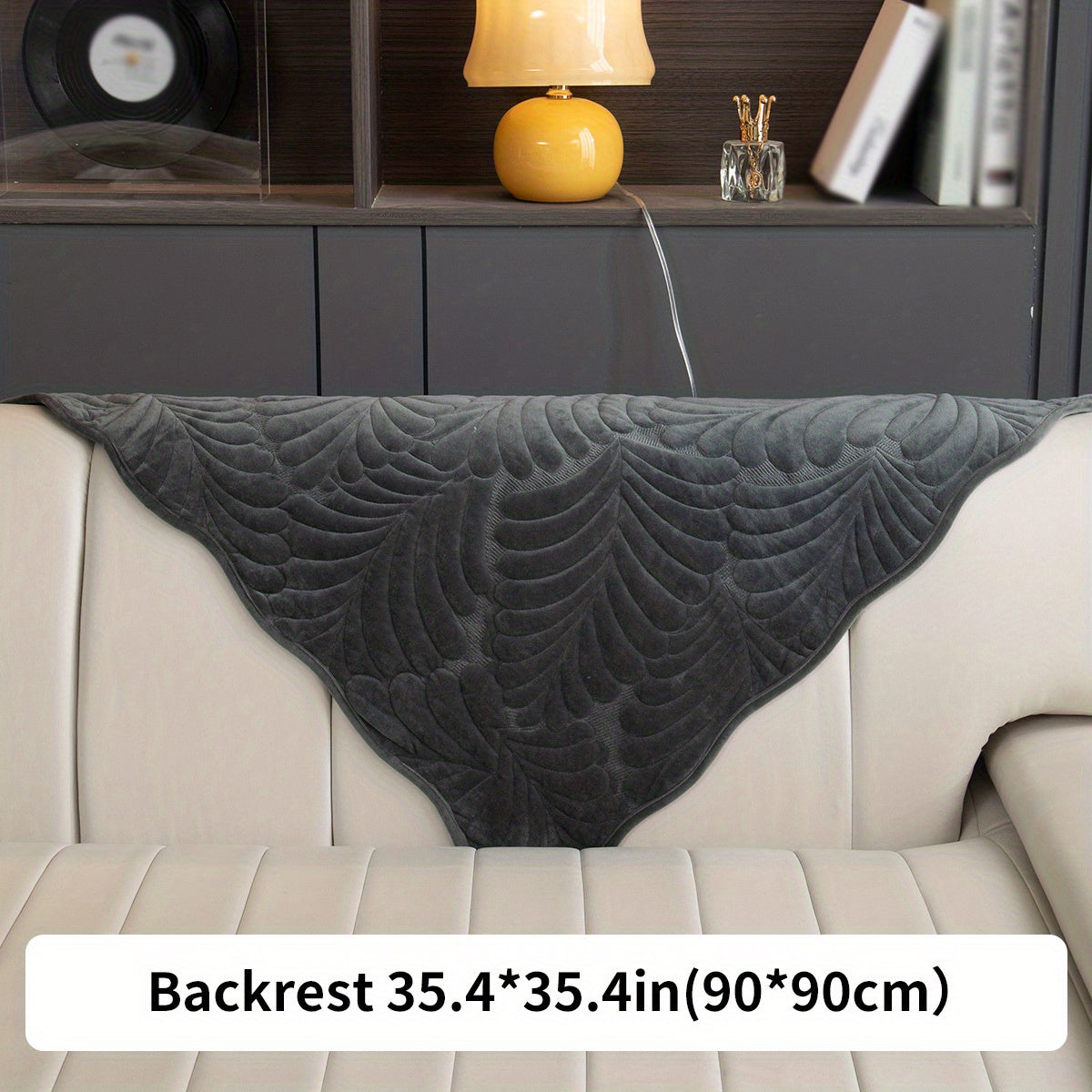 Короткий плюшевый чехол для дивана на все сезоны, идеально подходит для домашнего декора в спальне, офисе или гостиной. Исключает спинку, подлокотники и наволочку.