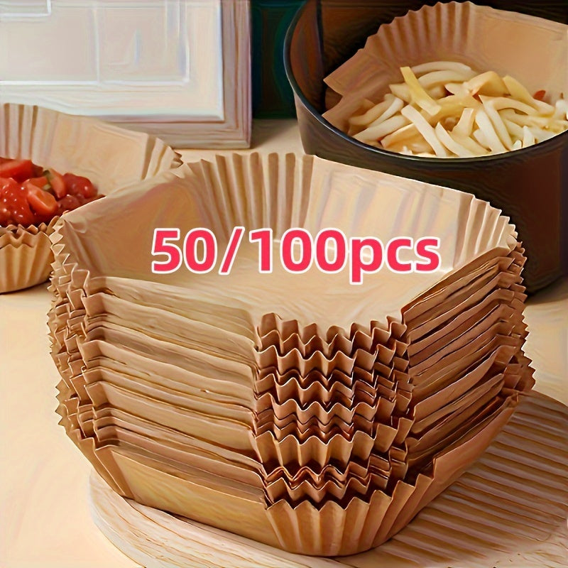 50-100 Non-Stick Baking Liners for Oven and Air Fryer Cooking