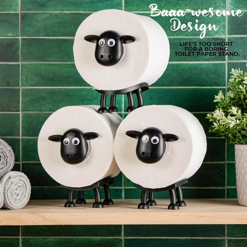 Cute Sheep Toilet Paper Holder for Bathroom Decor