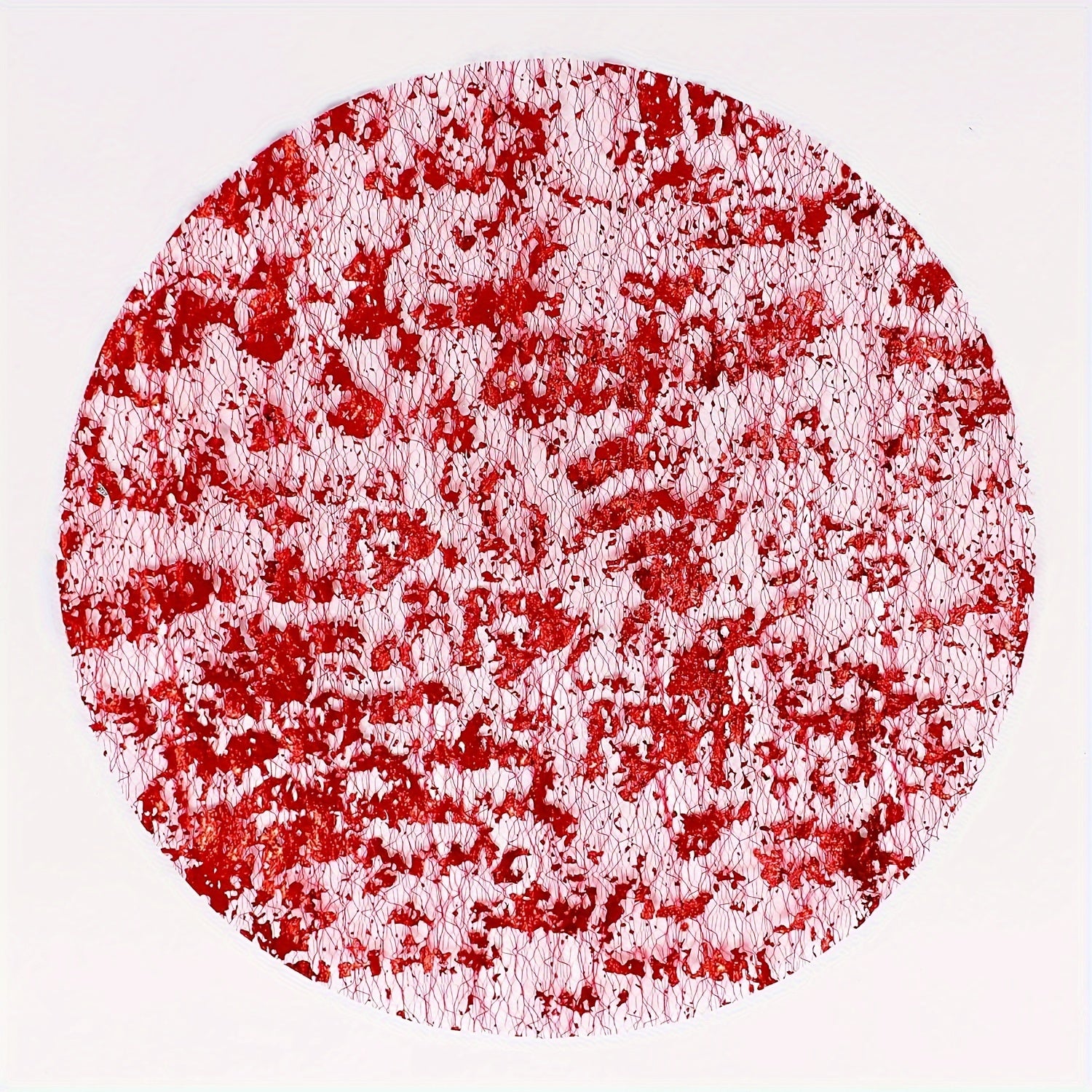 Set of 12 Gold Foil Placemats with Grid Pattern for Autumn Christmas Weddings and Events 33cm