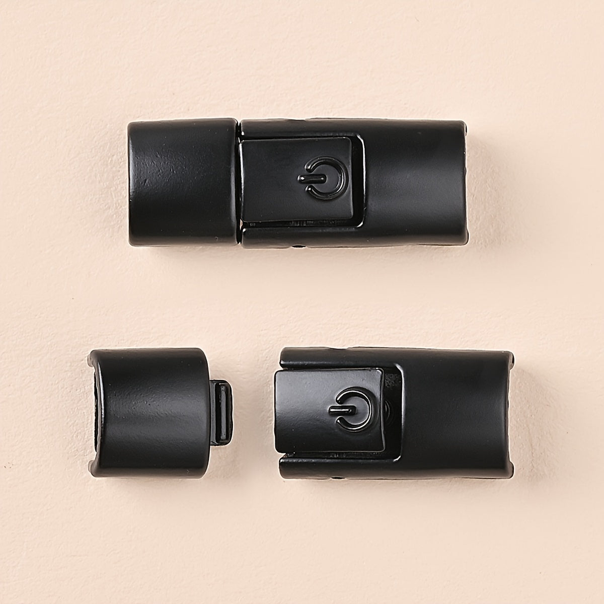 Unisex Shoe Lace Buckles For Elastic Laces 6-8mm Durable Plastic
