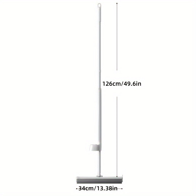 Qoʻlni qoʻllamasdan oʻz-oʻzidan siqiladigan mop, silikonga oʻralgan, zanglamaydigan poʻlatdan yasalgan, hoʻl va quruq polni tozalash uchun