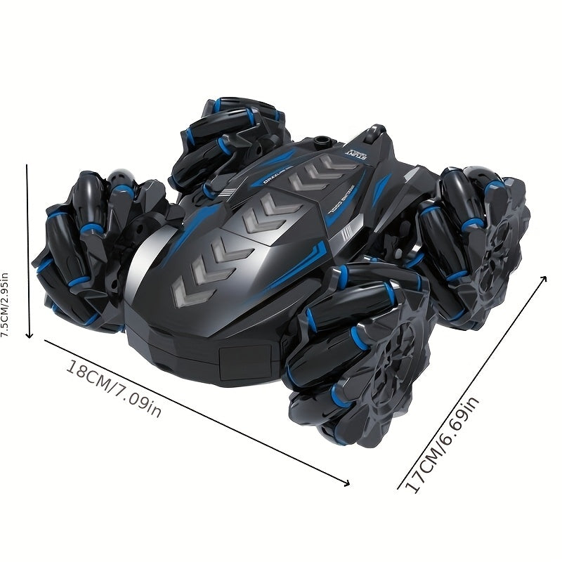 Coche control remoto con detección de gestos para niños, con batería recargable y luces geniales para niños y niñas