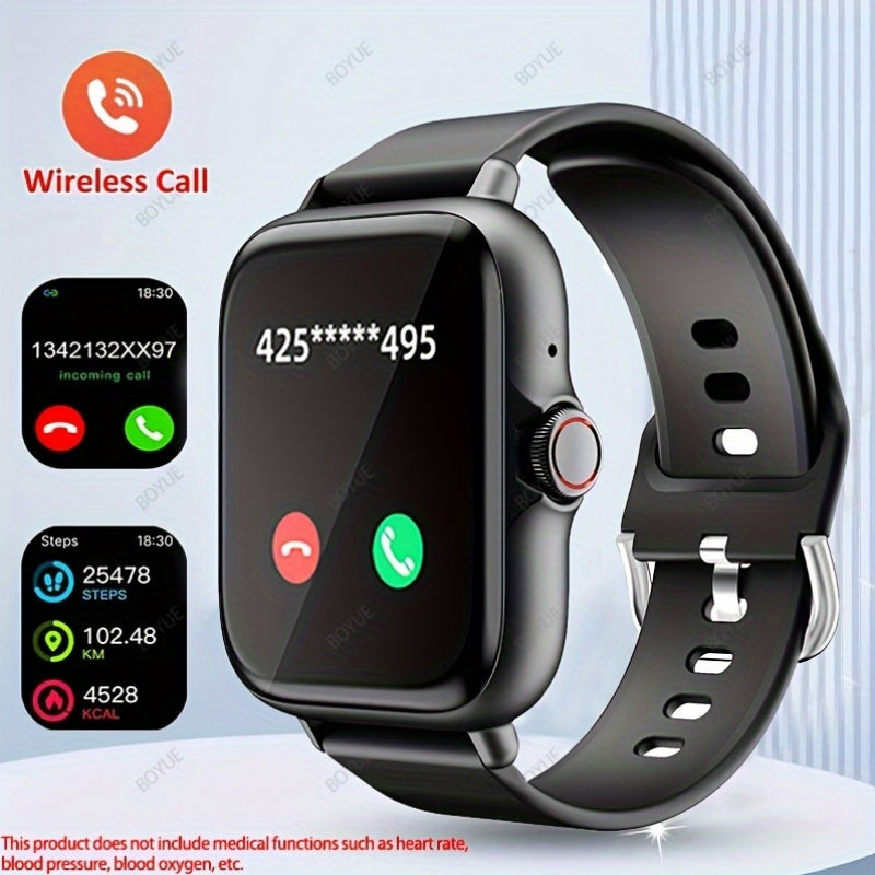 Men Women Smart Watch 1.83 Inch Display Wireless Calls Sports Modes Reminders