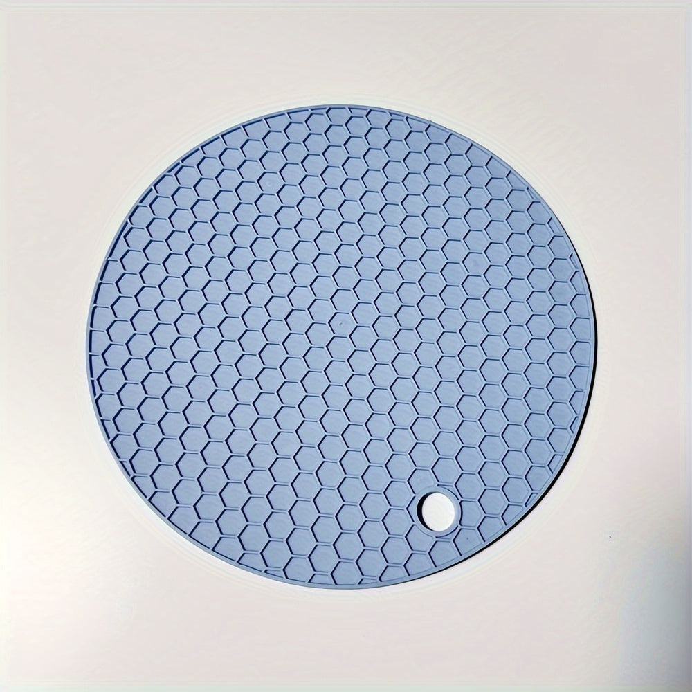 Juego de tapete y trípode de silicona para cocina con posaplatos resistentes al calor en 2 tamaños