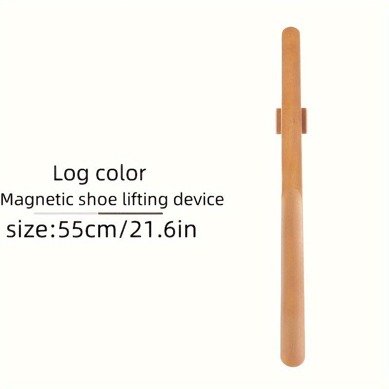 Unisex Wooden Shoe Horn No Bending Shoe Helper Durable Shoe Spoon