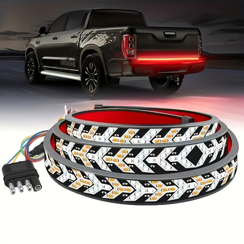 152.4cm LED Arrow Light Strip for Trucks Red and Yellow Turn Signal