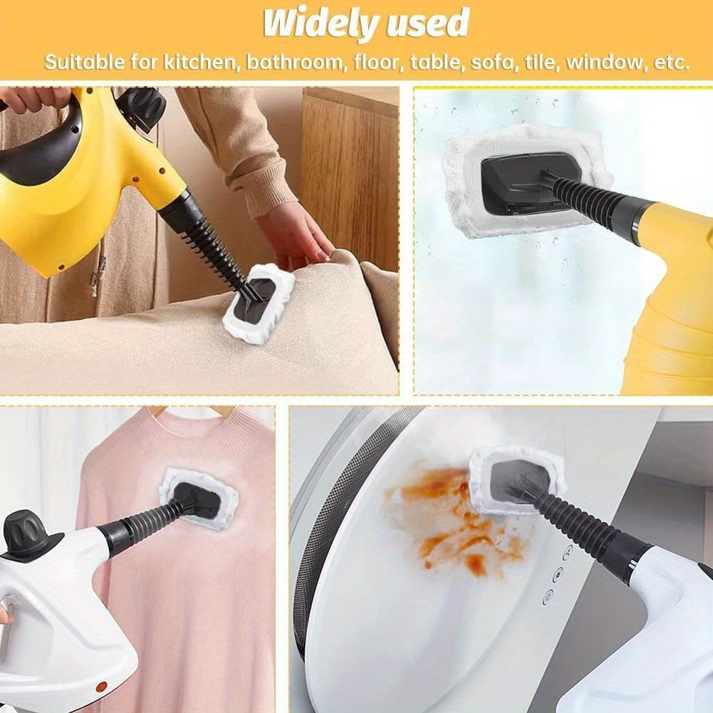 10 ta qayta ishlatiladigan mikrotoʻlqinli bugʻli mop padlari qoʻl bilan ishlatiladigan bugʻli tozalash qurilmalari uchun