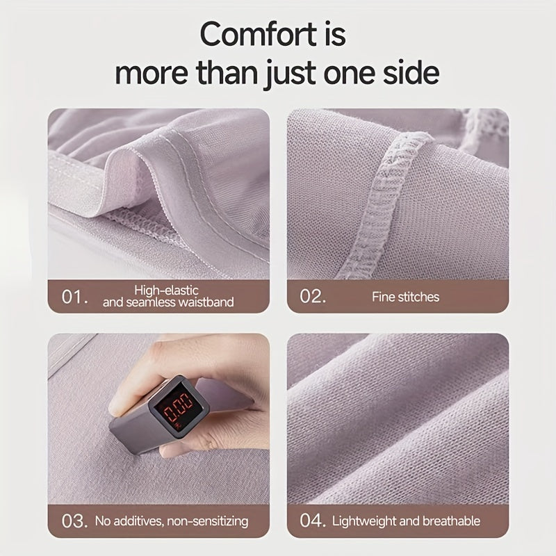 Ropa interior de poliéster transpirable de cintura alta para mujer, paquete de 15, color beige claro, sin costuras, cómoda