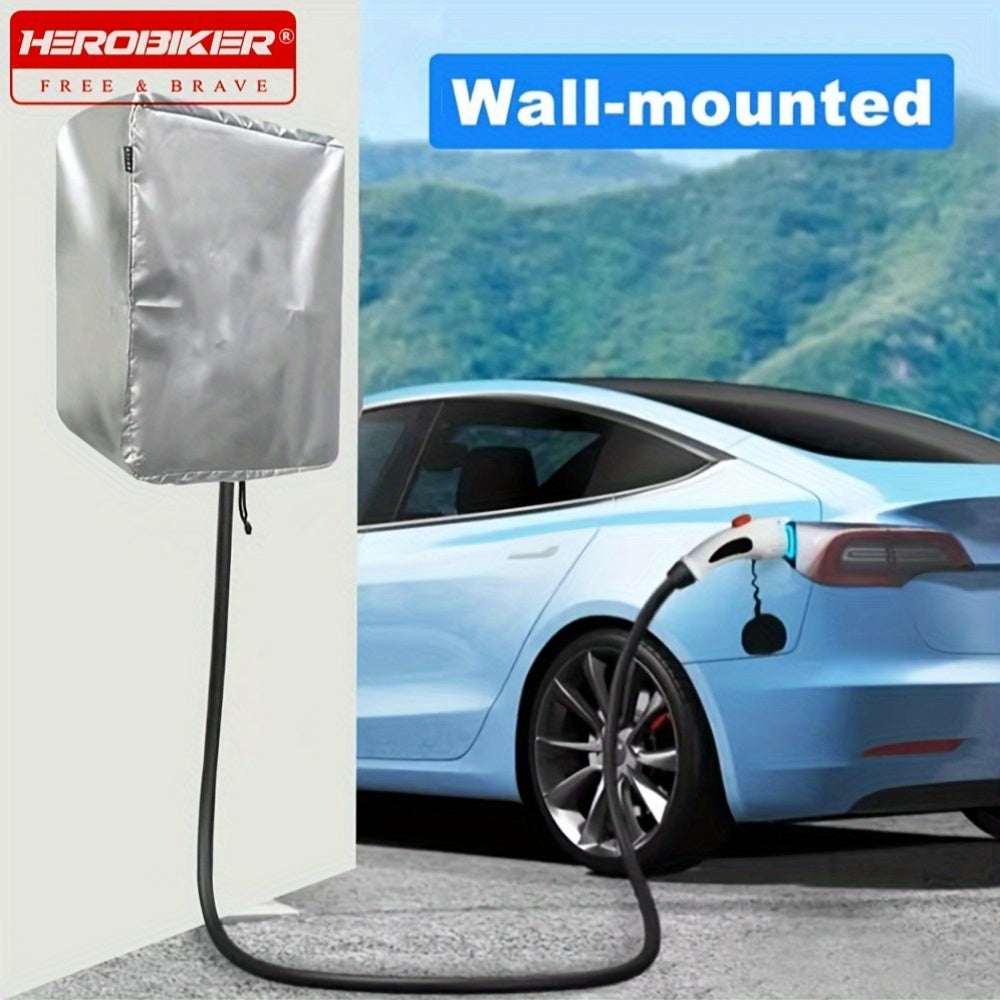Outdoor Waterproof Wall-Mounted EV Charging Station Cover Polyester Dustproof Protector