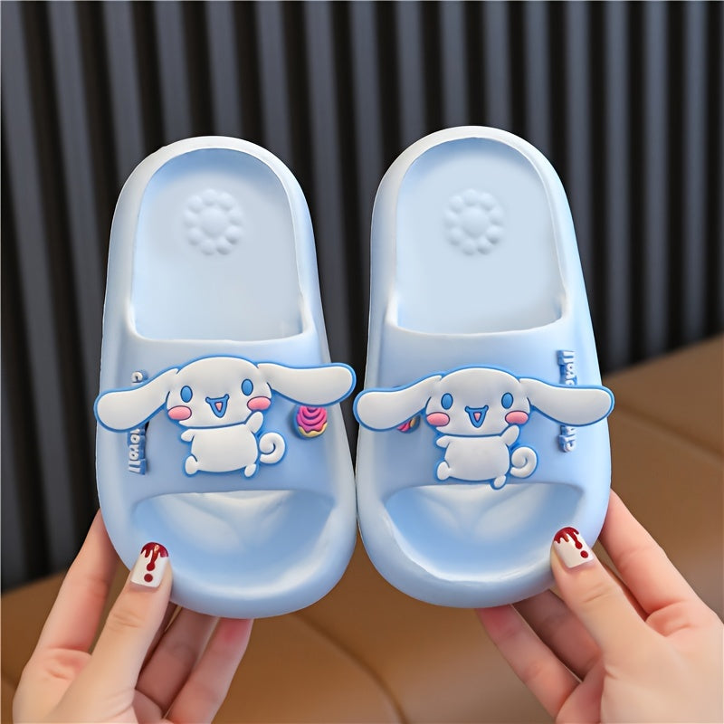 Children's Indoor Slippers Girls Non-slip EVA Cartoon Animal Pattern for Kids Under 14