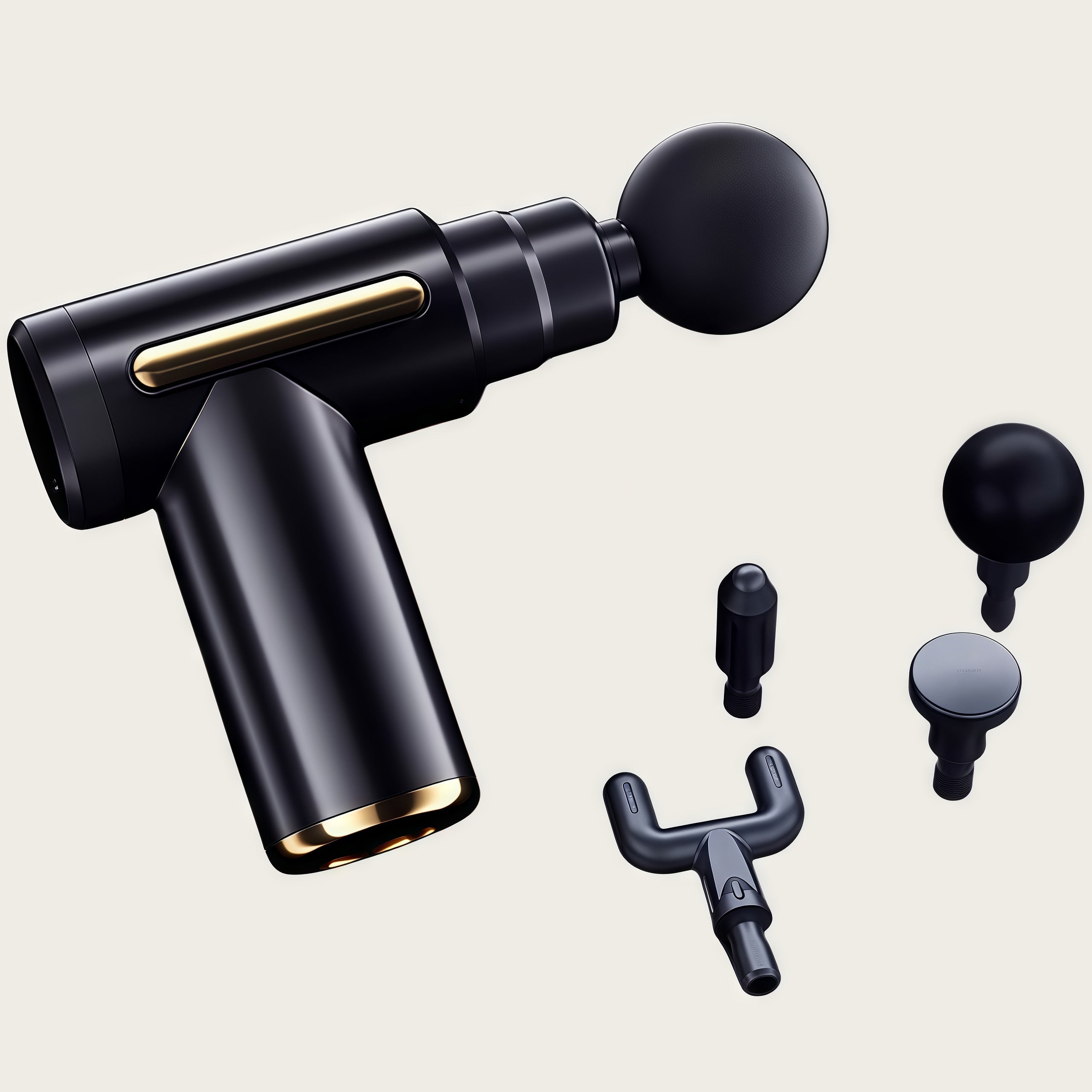 USB orqali zaryadlanadigan tanadagi yog' massaj qiluvchi qurilma, LED displey, 4 ta almashtiriladigan bosh, ultra-ovozsiz fascia quroli, erkaklar va ayollar uchun yengil dizayn, lityum polimer batareya, qo'l bilan ishlatiladigan mushak.