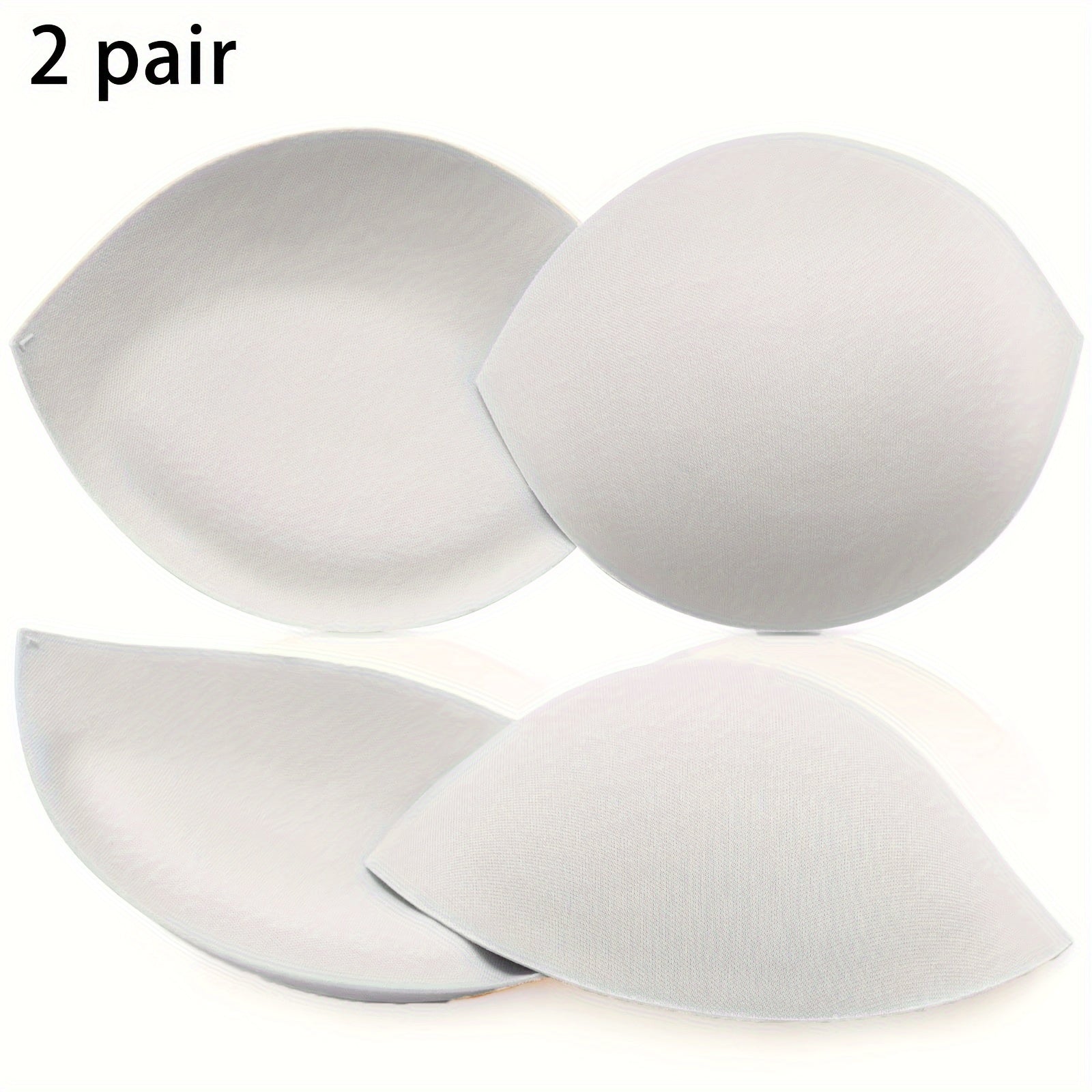 Triangle Chest Pads for Sports Bras Supportive Bust Enhancing Polyester Solid Color