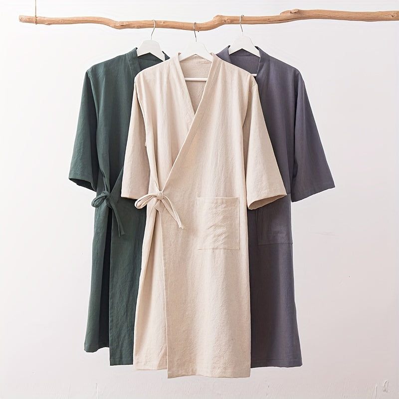 Yumshoq, namni o'zlashtiruvchi cho'milish ro'moli, cho'ntak bilan, erkaklar va ayollar uchun mukammal. Tez quriydigan va uyda har kuni foydalanish uchun qulay.