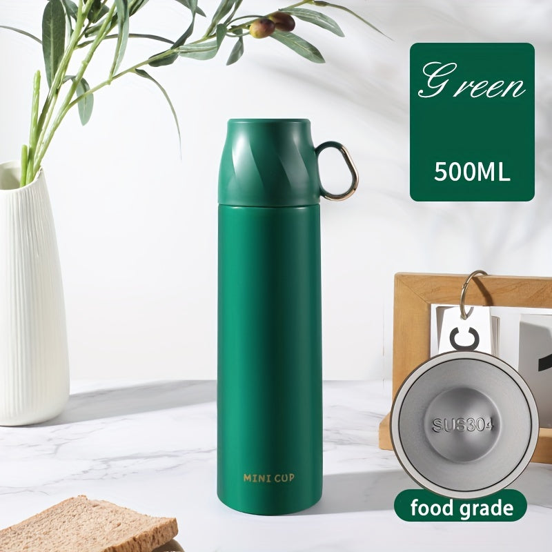 Juego de tazas térmicas de acero inoxidable con aislamiento de doble capa a prueba de fugas para viajes, oficina y escuela