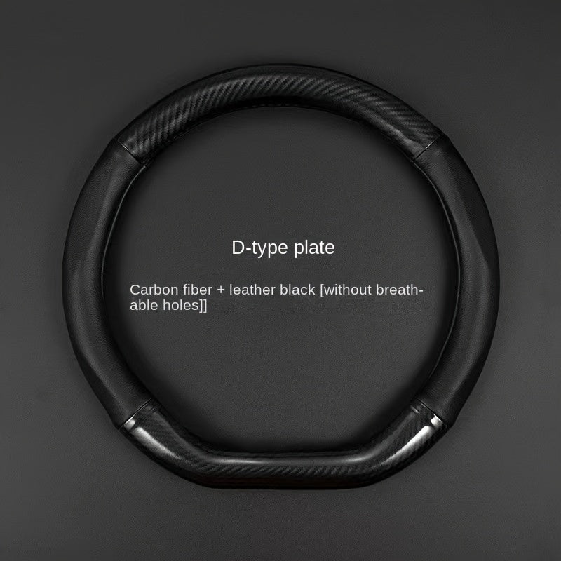 Универсальный кожаный чехол на руль для всех сезонов, противоскользящий, прочный, впитывающий пот