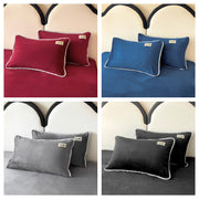 Crystal Velvet Pillowcase for Autumn Winter Warmth and Comfort