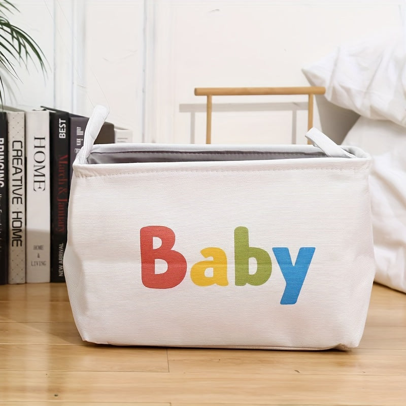 Cesta de almacenamiento plegable de tela para juguetes de mascotas, ropa, organización, rectangular, color mezclado