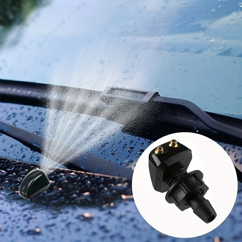2pcs Universal Car Windshield Washer Nozzle Kit Adjustable Front Window Water Sprayer