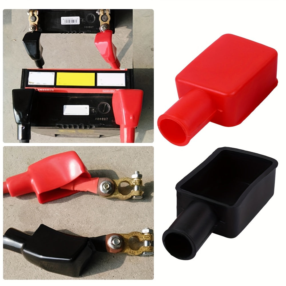 Automotive Battery Terminal Covers Set Negative Positive Isograde Protectors