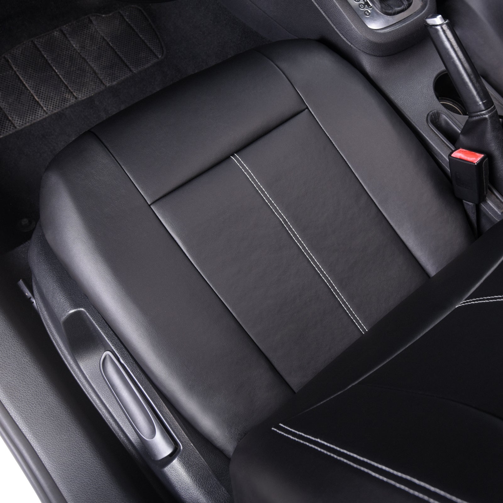 9-Donali PU charm qoʻltiq avtomobil oʻrindiq qoplami toʻplami universal moslik bilan havfsizlik yostiqchasi bilan mos keladi