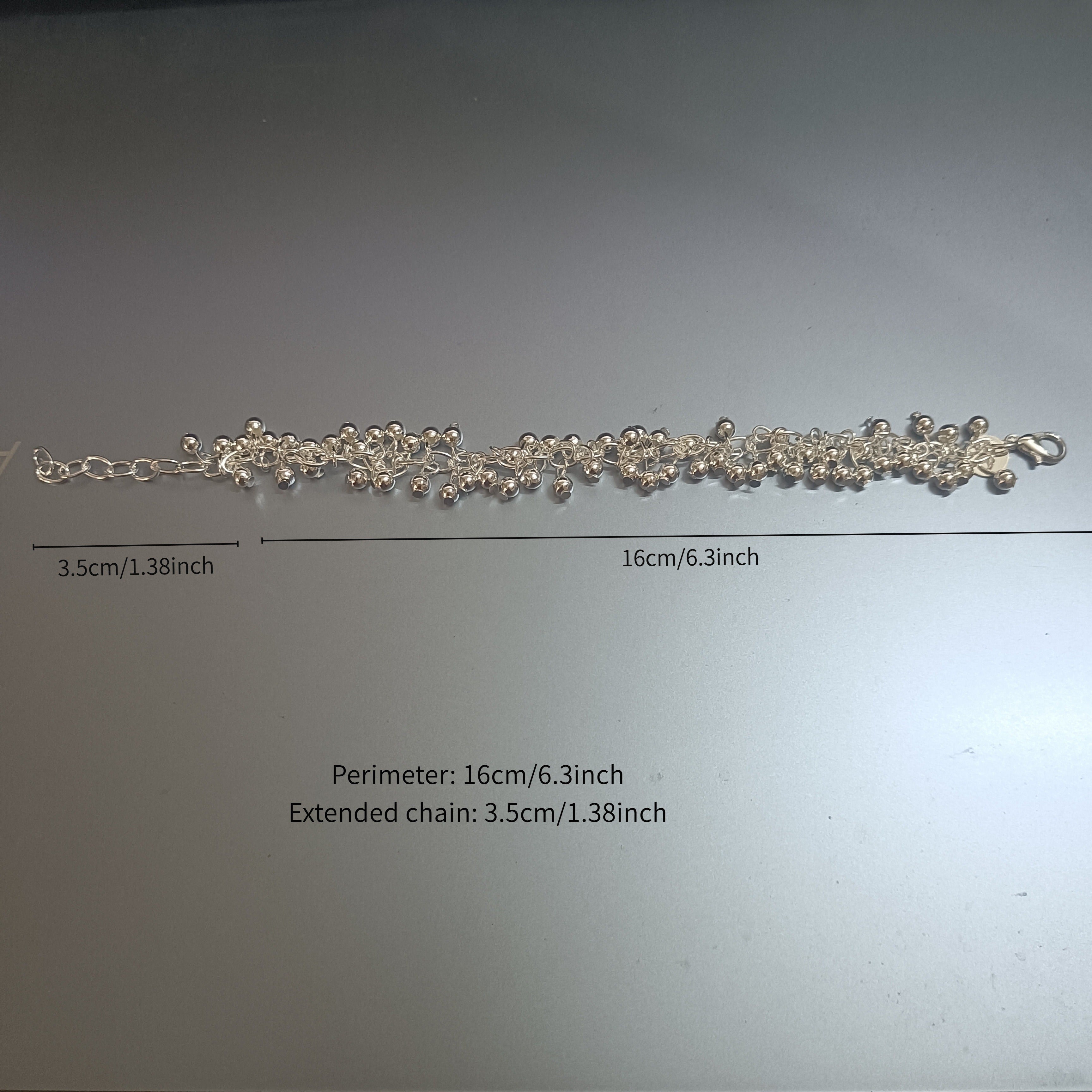 Copper Grape Cluster Chain Bracelet for Women Stylish Daily Wear