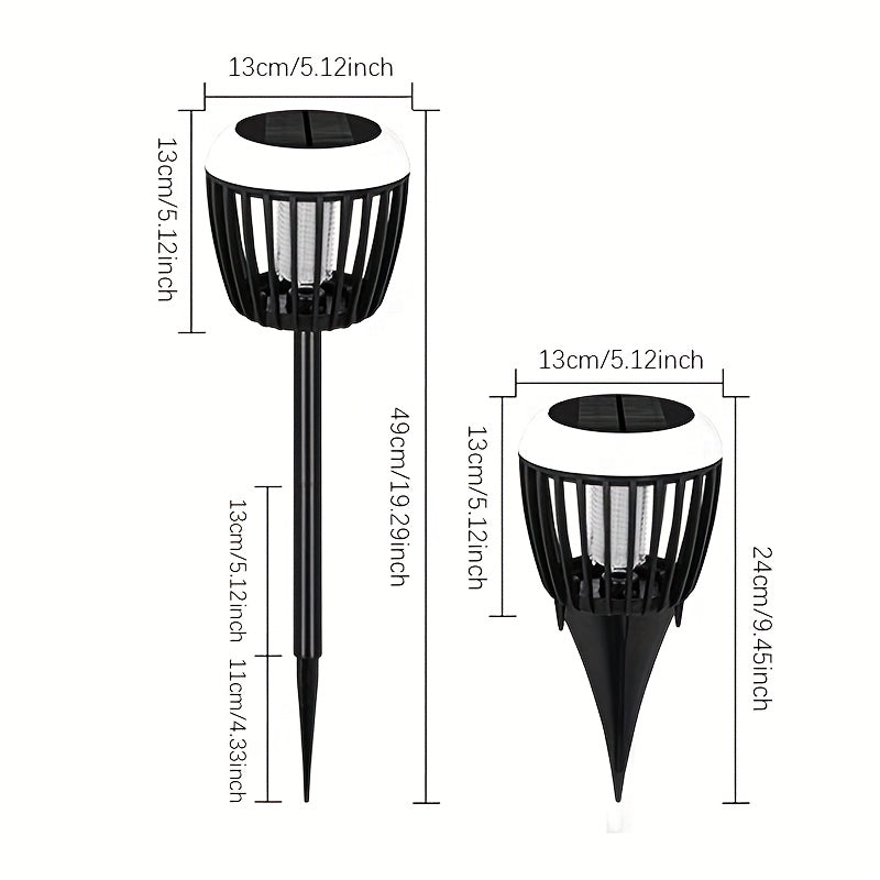 Quyosh energiyali hasharotlarni o‘ldiruvchi UV moskitni o‘ldiruvchi 3-in-1 landshaft yoritgichi