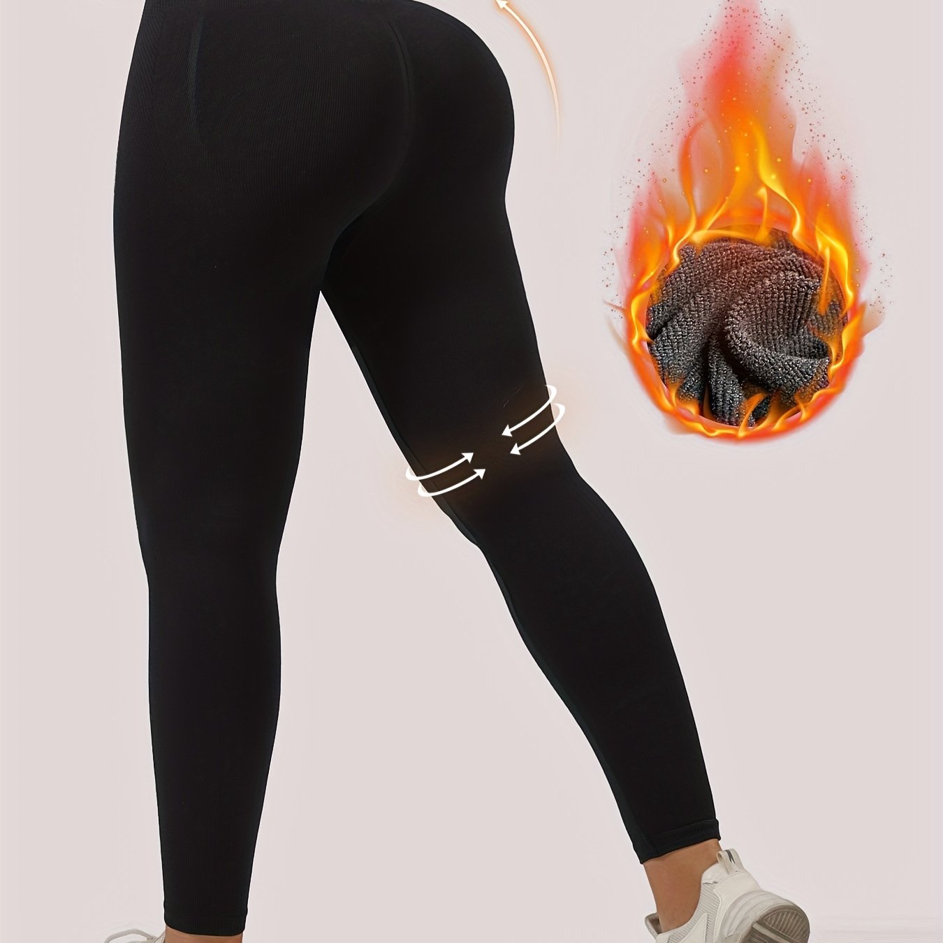 Women's High Waist Shaping Leggings with Butt Lift No Show Waistband