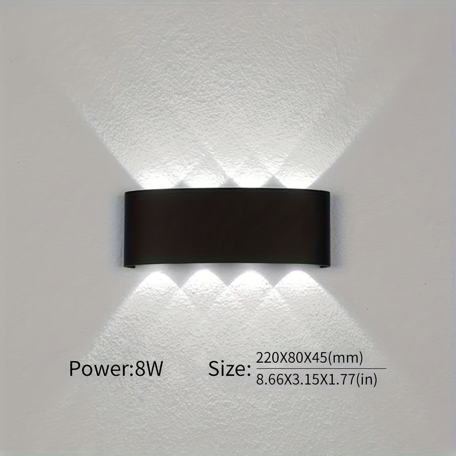 Wall Light with Adjustable Wattage 2W-10W for Indoor and Outdoor Use 85-265V