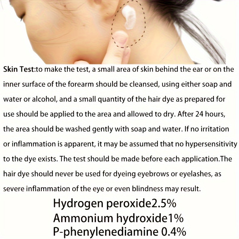 3-in-1 Argan Oil Hair Dye for Gray Coverage Unisex Paste