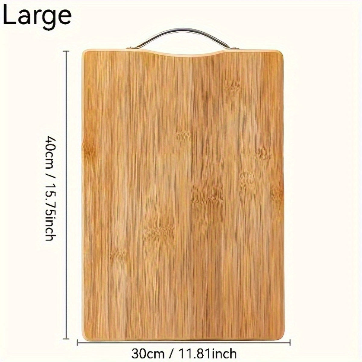 Premium Bamboo Cutting Board in Multiple Sizes for Food Prep and Kitchen Use